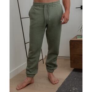 LAHGO LUNYA Men's Restore Double Faced Pants‎ Green Heather Size Small NWT
